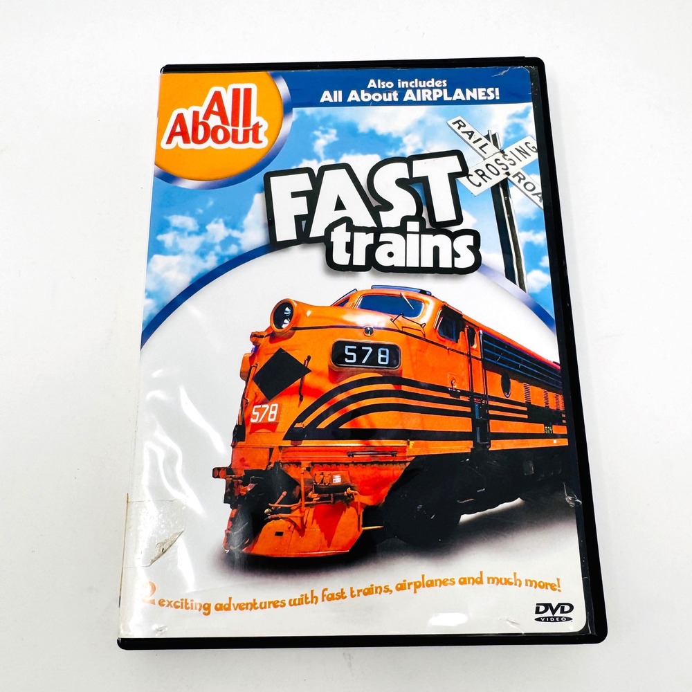 All About Fast Trains and Airplanes DVD Kids Educational GT Media 2005 05-51261